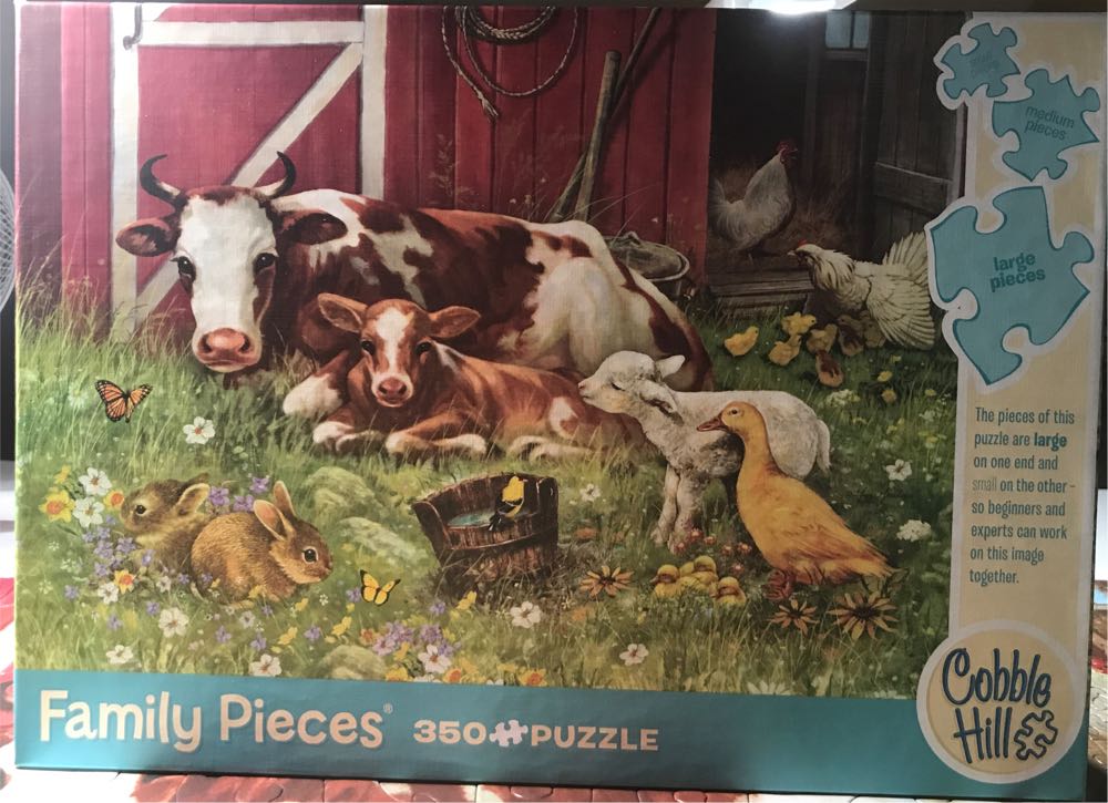 Barnyard Babies (NIB) NFT  - Cobble Hill puzzle collectible [Barcode 625012546300] - Main Image 2