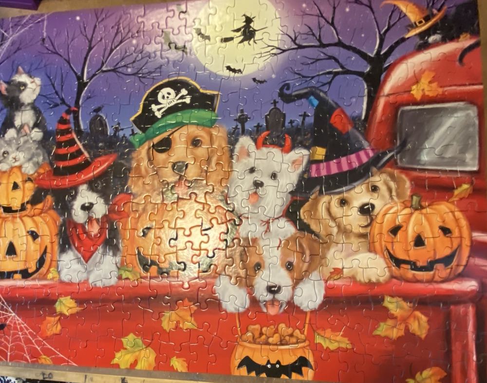  Red Truck Halloween  - Suns Out puzzle collectible [Barcode 796780353220] - Main Image 3