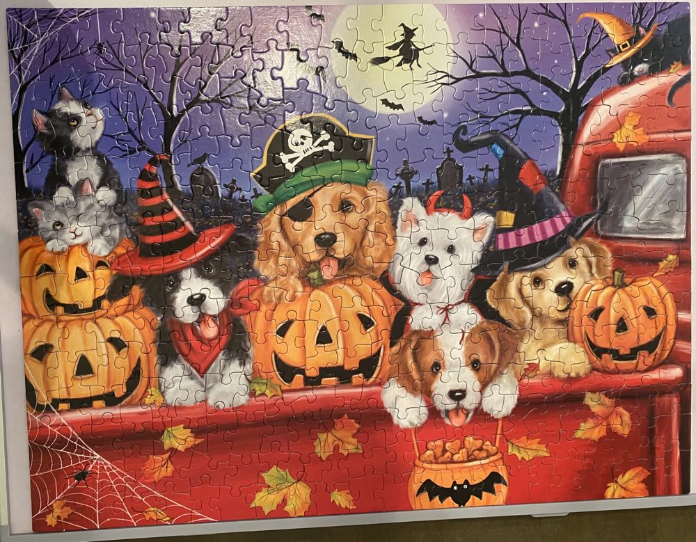  Red Truck Halloween  - Suns Out puzzle collectible [Barcode 796780353220] - Main Image 4