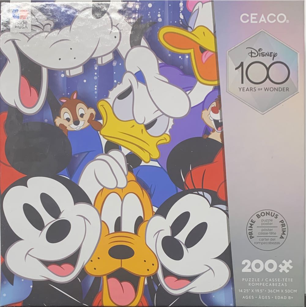 Mickey And Friends Selfie -  Ceaco puzzle collectible [Barcode 021081223744] - Main Image 2