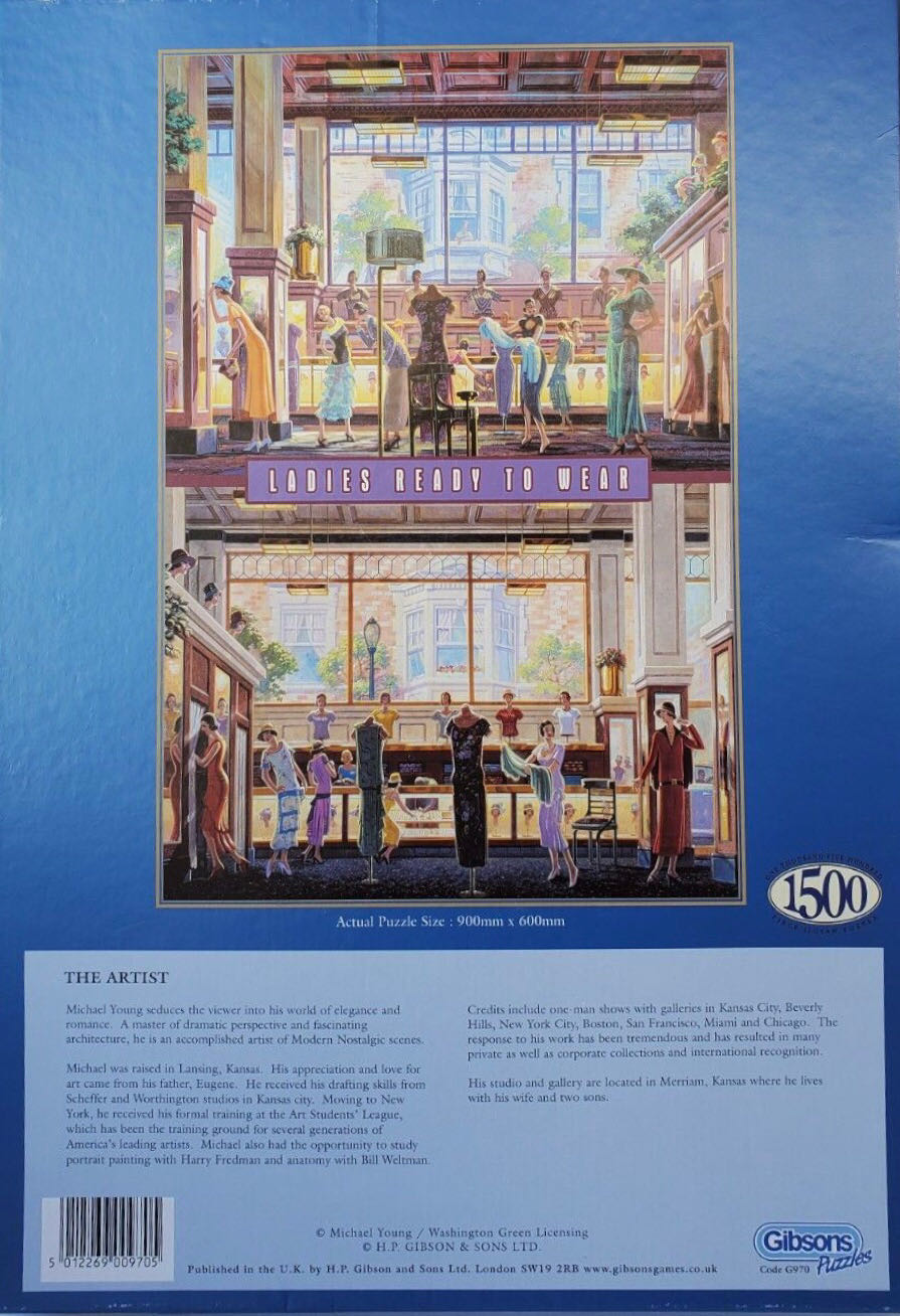 Ladies Ready To Wear - Gibsons puzzle collectible [Barcode 5012269009705] - Main Image 3