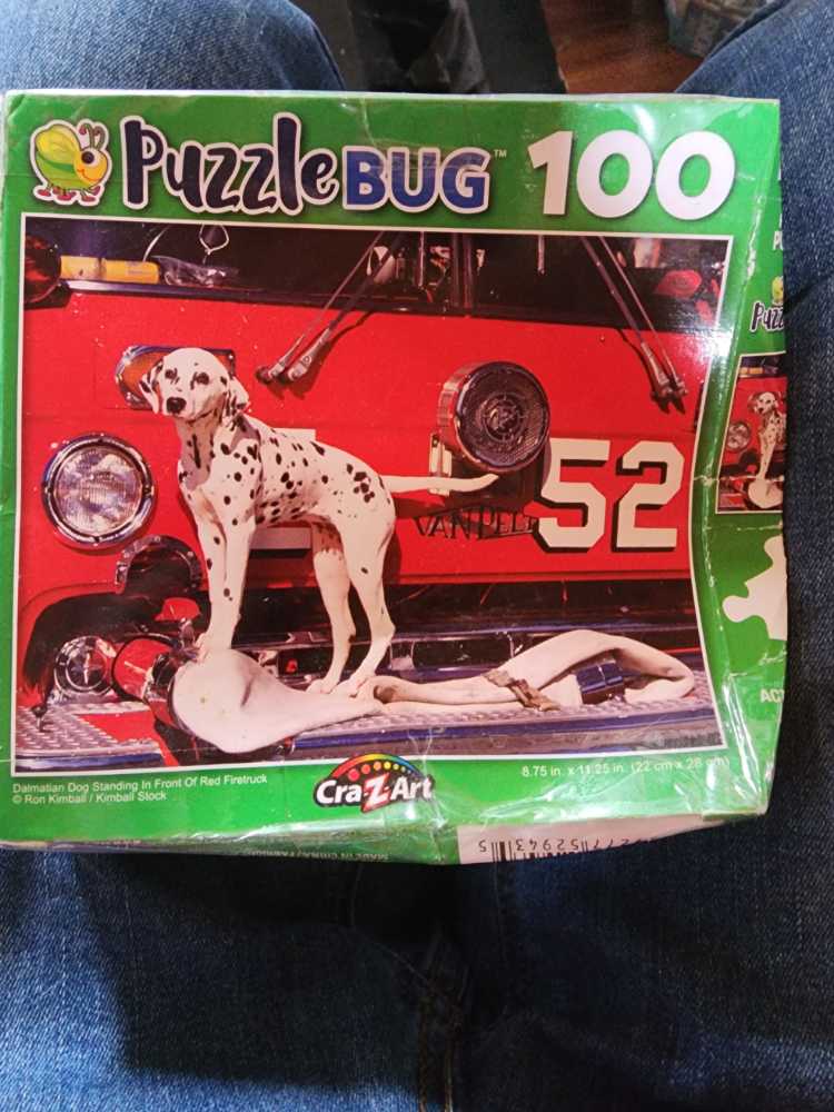 Photomosaic Flamingo Jigsaw Pieces Puzzle Sealed Missing Cellophane