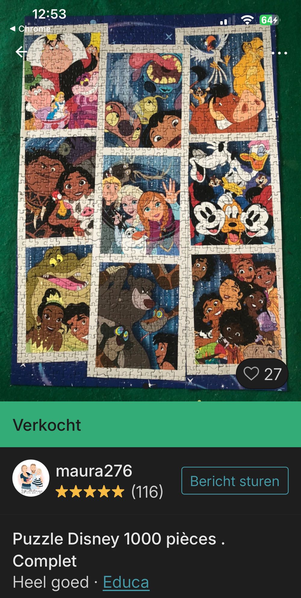 Disney Collage - Educa puzzle collectible [Barcode 8412668195752] - Main Image 4
