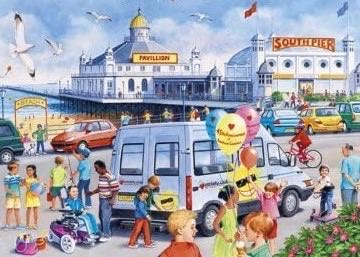 The Sunshine Coach - Gibsons puzzle collectible [Barcode 5012269005080] - Main Image 2