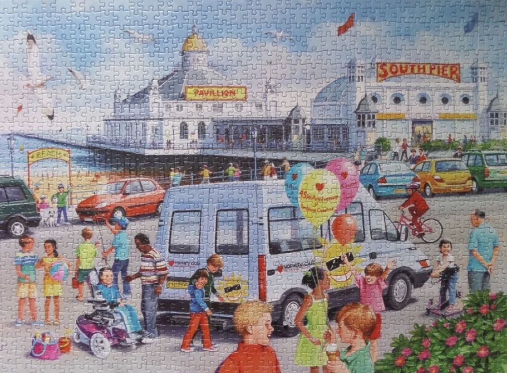 The Sunshine Coach - Gibsons puzzle collectible [Barcode 5012269005080] - Main Image 3