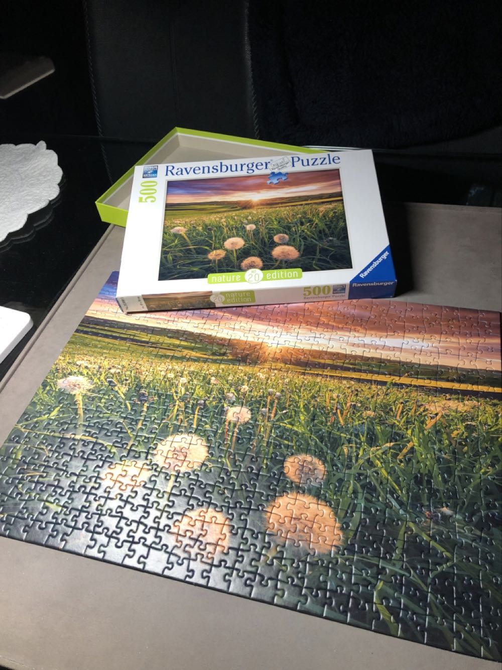 Dandelions At Sunset - Ravensburger puzzle collectible [Barcode 4005556169900] - Main Image 2