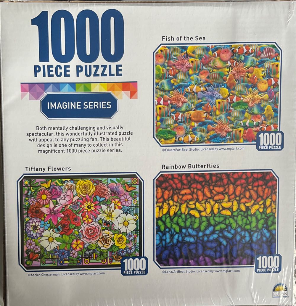 Tiffany Flowers - MJM Australia puzzle collectible [Barcode 9317762195938] - Main Image 2