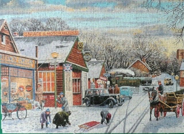 The Village Crossing - Gibsons puzzle collectible [Barcode 5012269009118] - Main Image 3