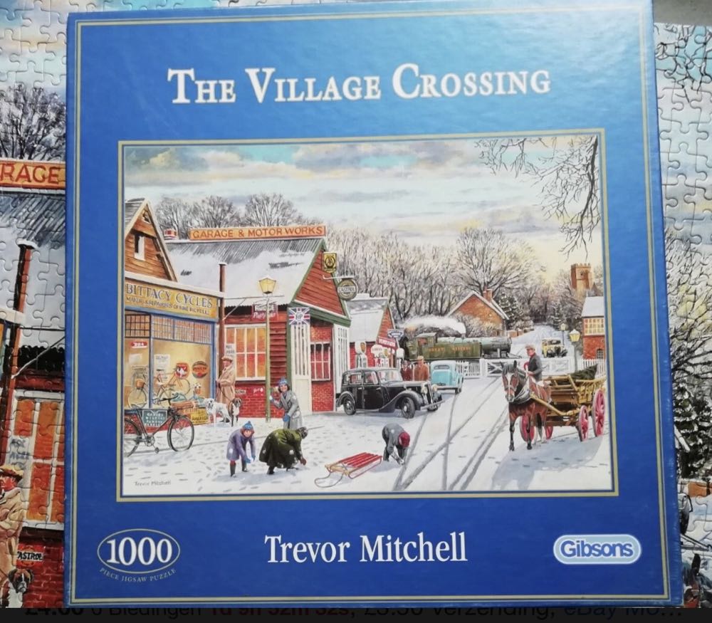 The Village Crossing - Gibsons puzzle collectible [Barcode 5012269009118] - Main Image 4