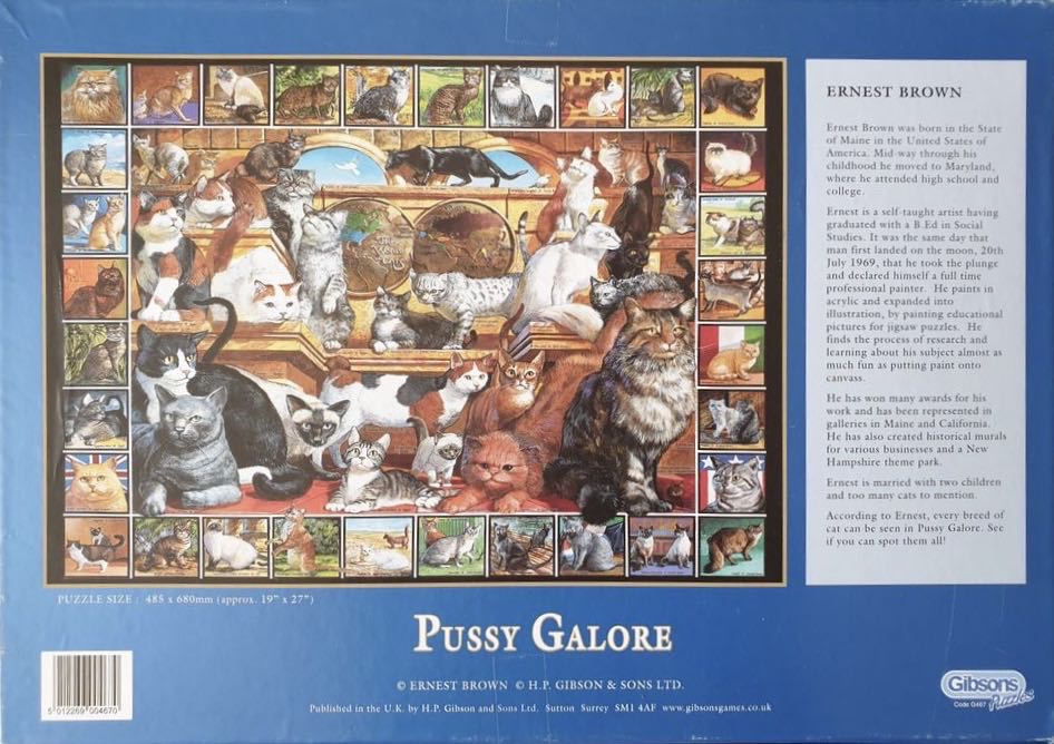 Pussy Galore - Gibsons puzzle collectible [Barcode 5012269004670] - Main Image 4