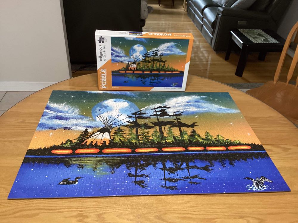 Canadian Art Prints Teachings - Indigenous Art puzzle collectible [Barcode 772665430187] - Main Image 2