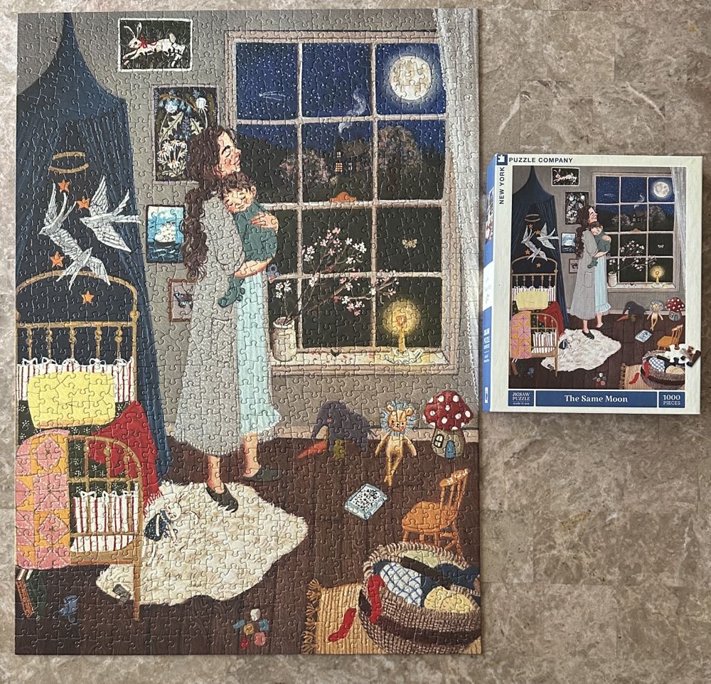 The Same Moon - New York Puzzle Company puzzle collectible [Barcode 840291700902] - Main Image 2
