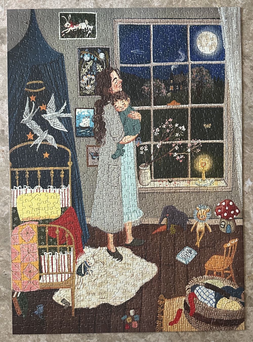 The Same Moon - New York Puzzle Company puzzle collectible [Barcode 840291700902] - Main Image 3