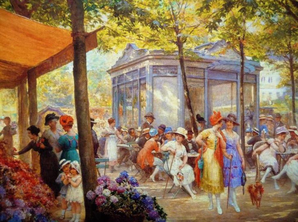 Le Marché Aux Fleurs / Flower Market NNK NMOL - Falcon de luxe puzzle collectible - Main Image 2