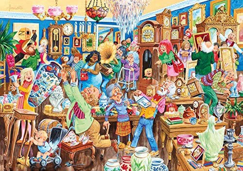 Antique Shop Antics - Gibsons puzzle collectible [Barcode 5012269061307] - Main Image 2