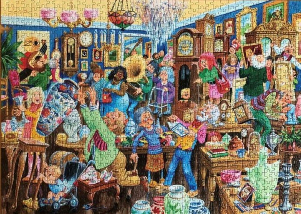 Antique Shop Antics - Gibsons puzzle collectible [Barcode 5012269061307] - Main Image 3
