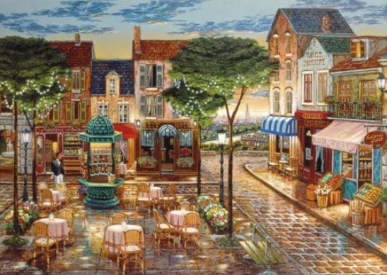 A Summers Evening - Gibsons puzzle collectible [Barcode 5012269004717] - Main Image 2