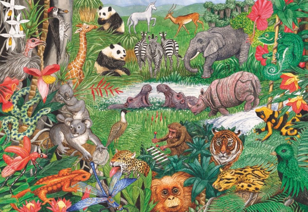 Alphabet Jungle - Gibsons puzzle collectible [Barcode 5012269021134] - Main Image 2