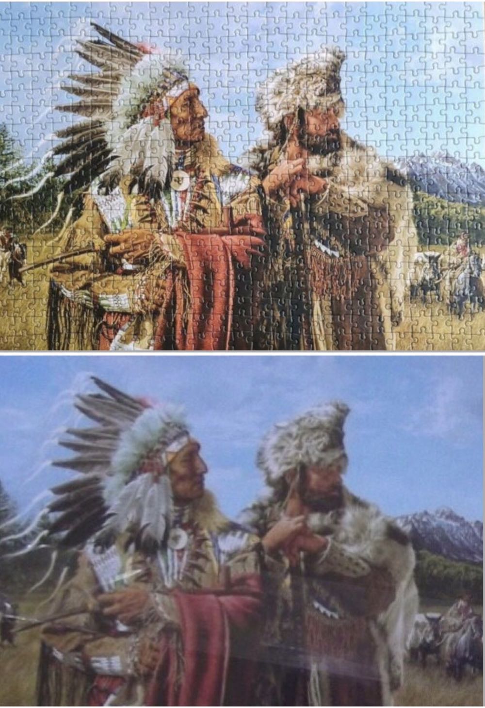 Above The Plains - Gibsons puzzle collectible [Barcode 5012269008739] - Main Image 2