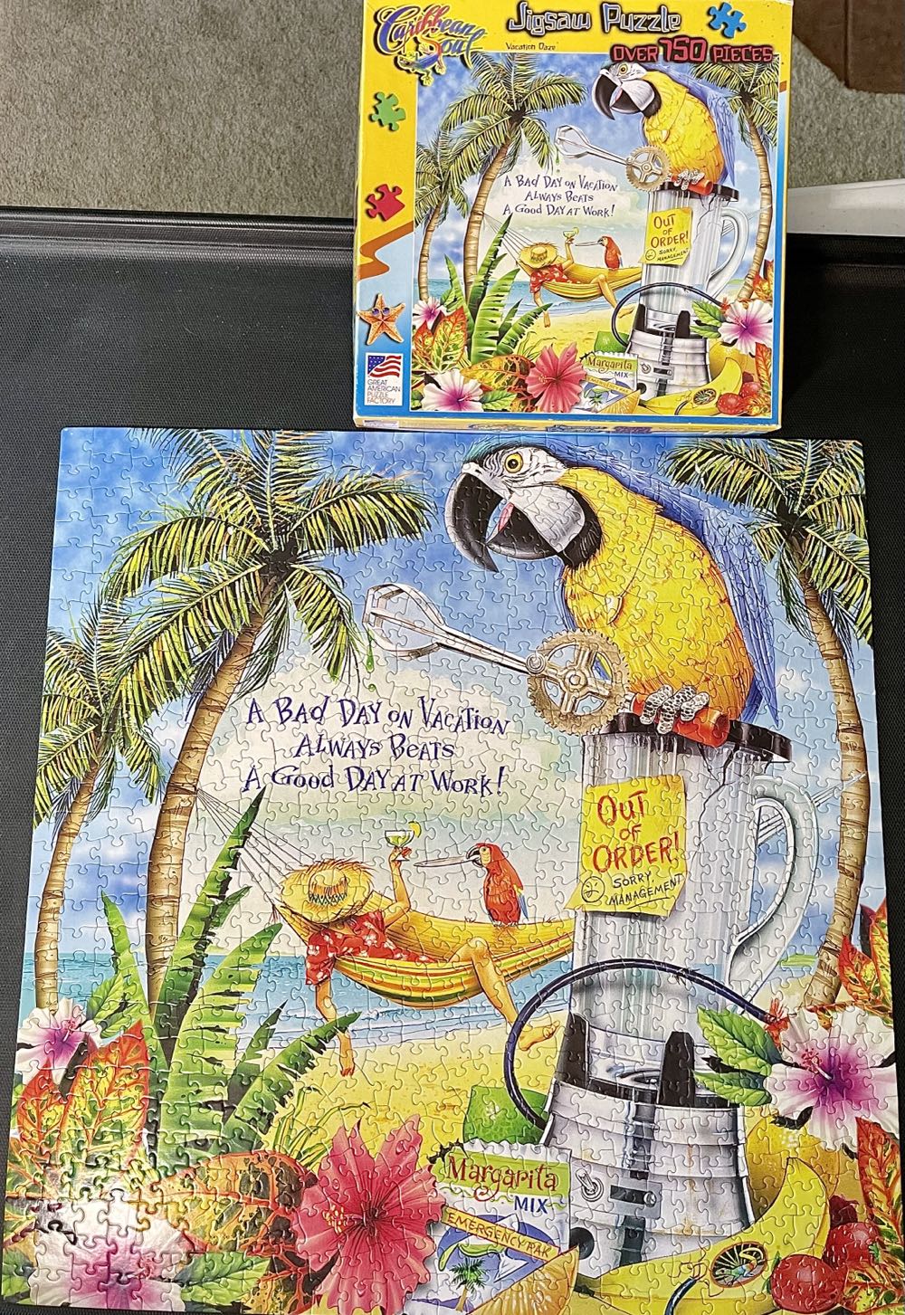 Vacation Daze - Great American Puzzle Factory puzzle collectible [Barcode 010563006159] - Main Image 2