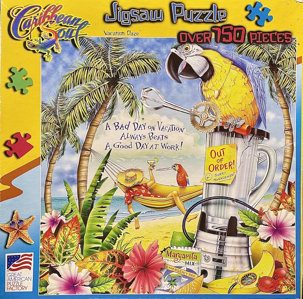 Vacation Daze - Great American Puzzle Factory puzzle collectible [Barcode 010563006159] - Main Image 3