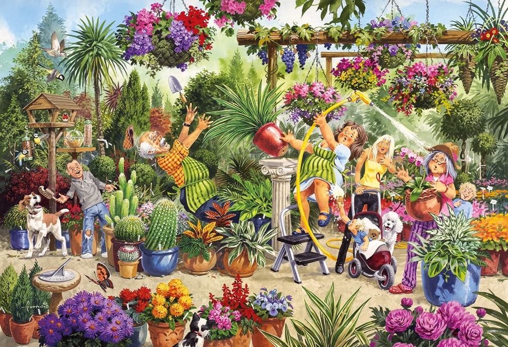 Blooming Blunders - Gibsons puzzle collectible [Barcode 5012269030297] - Main Image 2