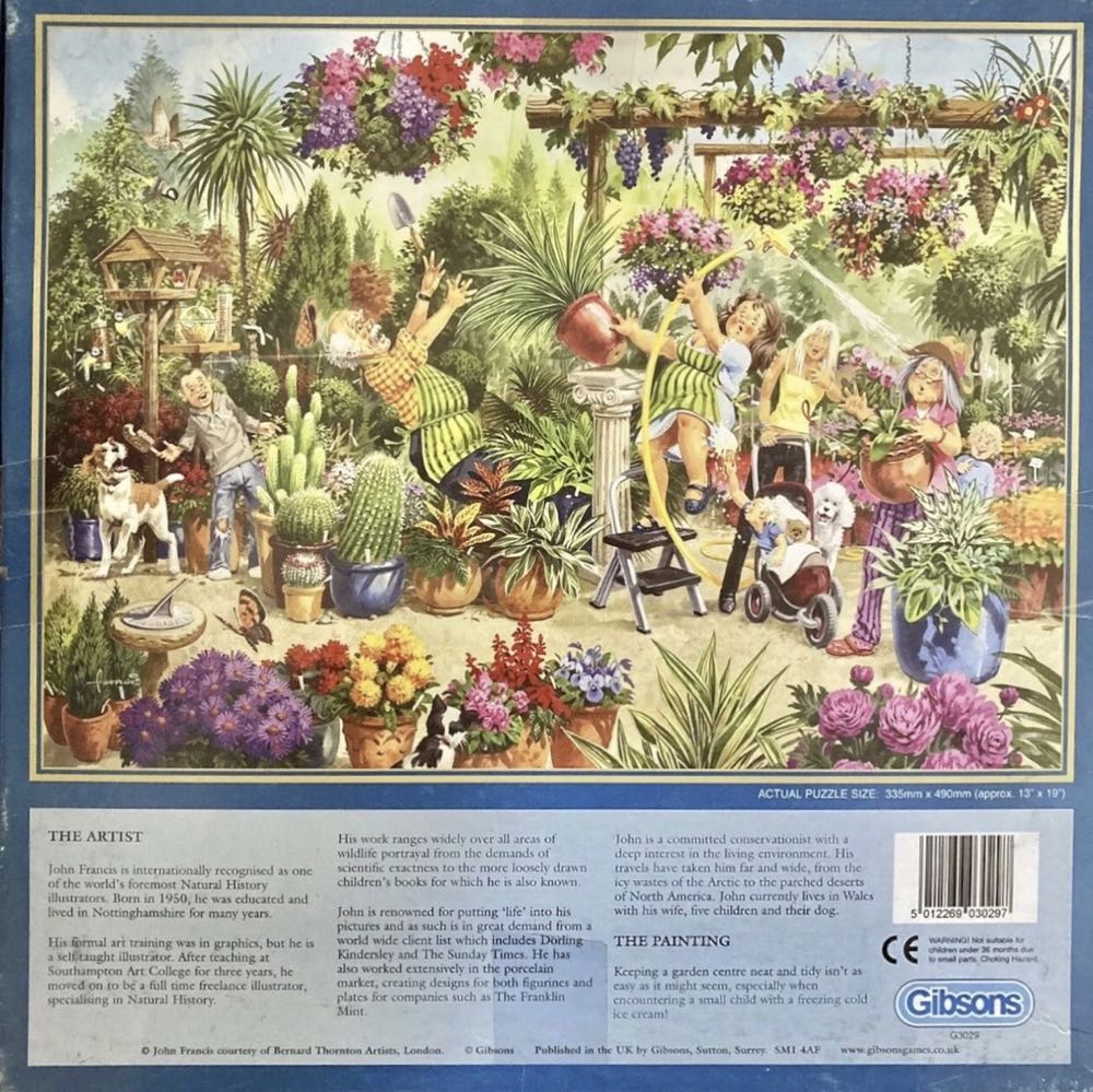 Blooming Blunders - Gibsons puzzle collectible [Barcode 5012269030297] - Main Image 4