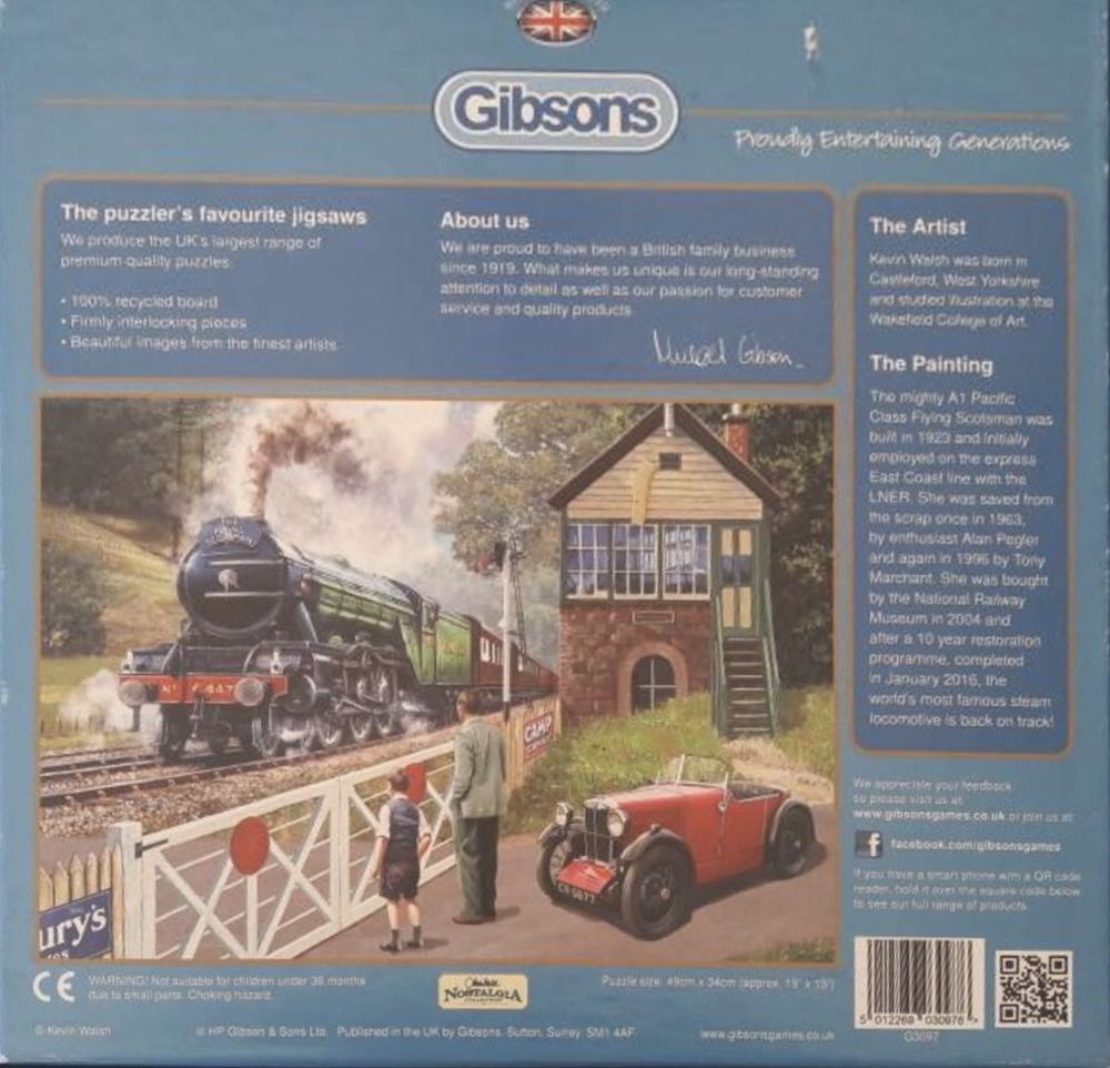 Back On Track - Gibsons puzzle collectible [Barcode 5012269030976] - Main Image 4