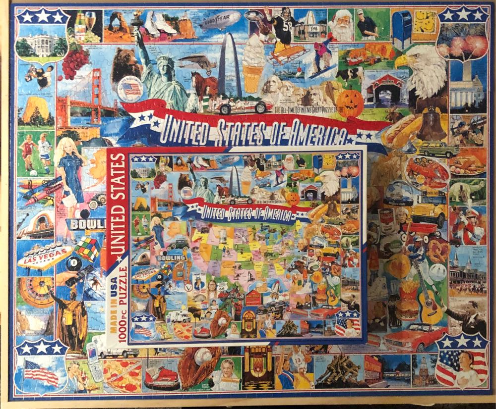 ZZ - United States Of America (DONATED) - White Mountain puzzle collectible [Barcode 724819249152] - Main Image 3
