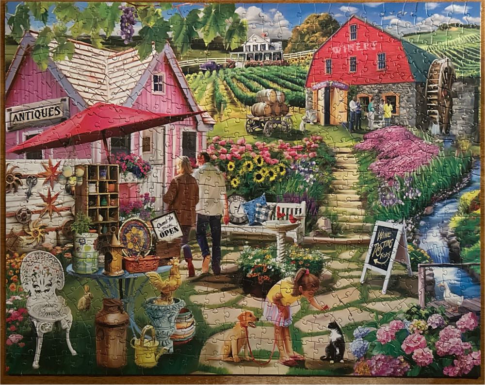 Stone Mill Vineyards ❌ (-1) - MasterPieces puzzle collectible [Barcode 705988323553] - Main Image 2