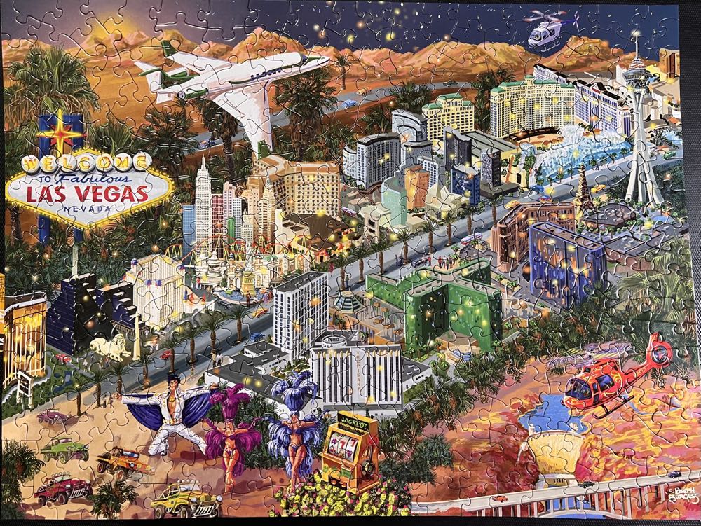 Las Vegas City View - Bits & Pieces puzzle collectible [Barcode 704812109783] - Main Image 2