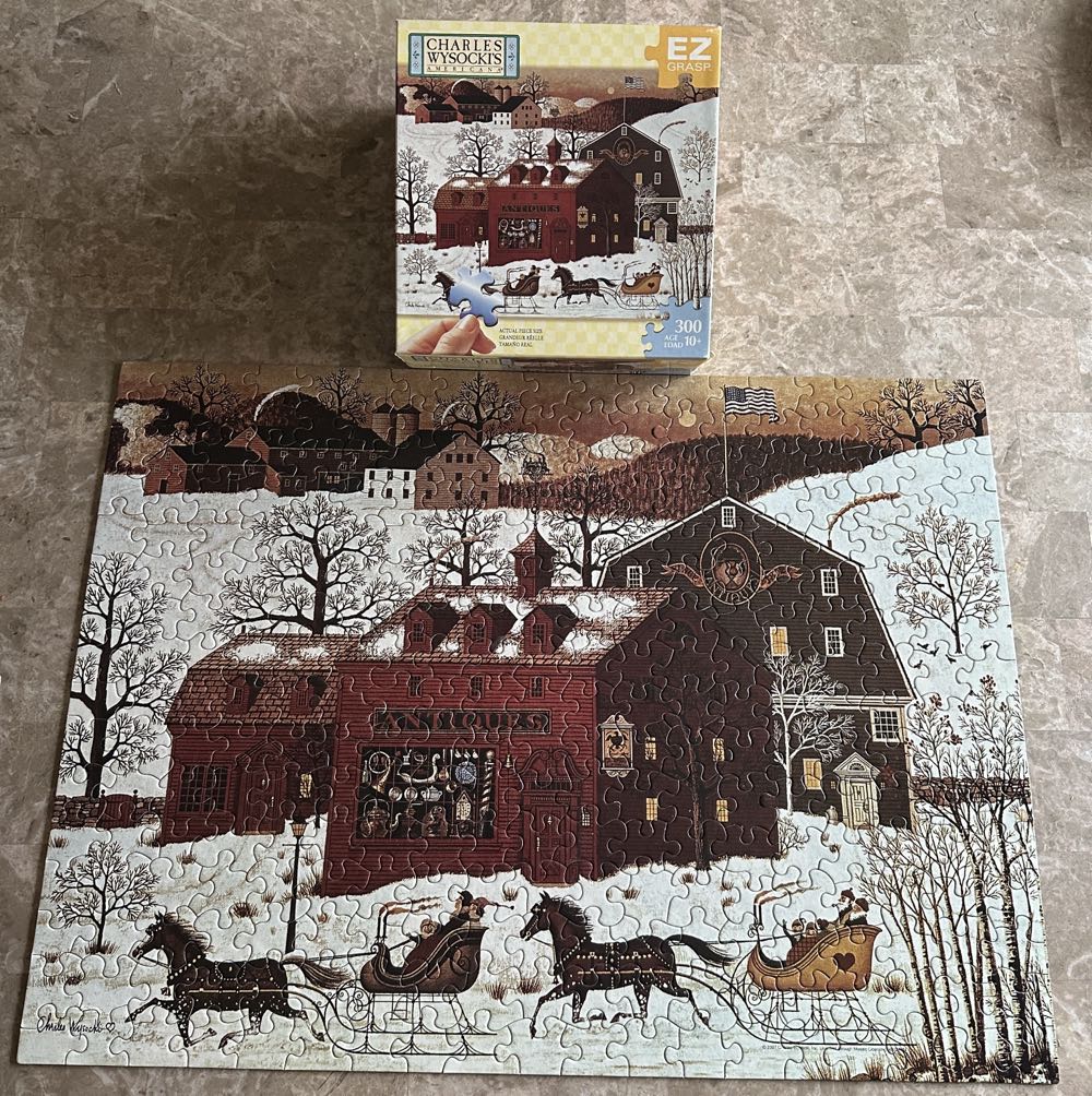 Passing The Overflow Antiques - MB Puzzle puzzle collectible [Barcode 653569284604] - Main Image 2