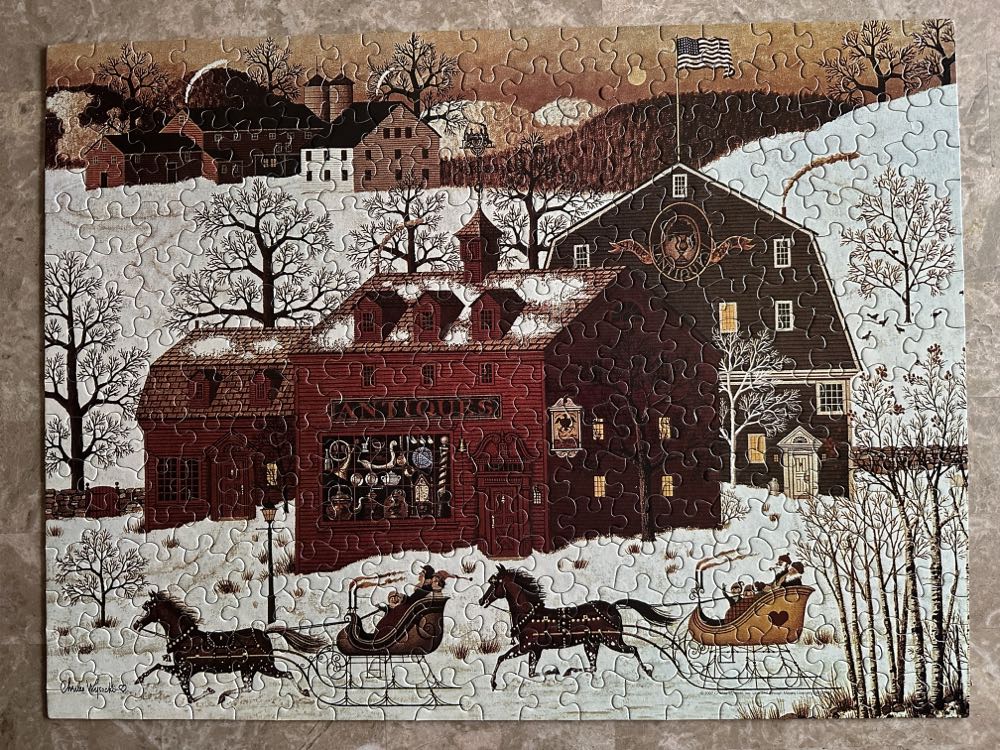 Passing The Overflow Antiques - MB Puzzle puzzle collectible [Barcode 653569284604] - Main Image 3