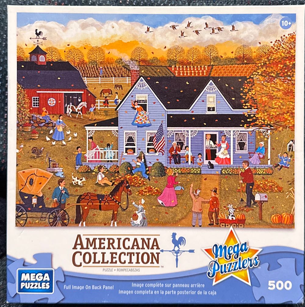 Thanksgiving Eve -SOLD - Mega Puzzles puzzle collectible [Barcode 072348505486] - Main Image 1