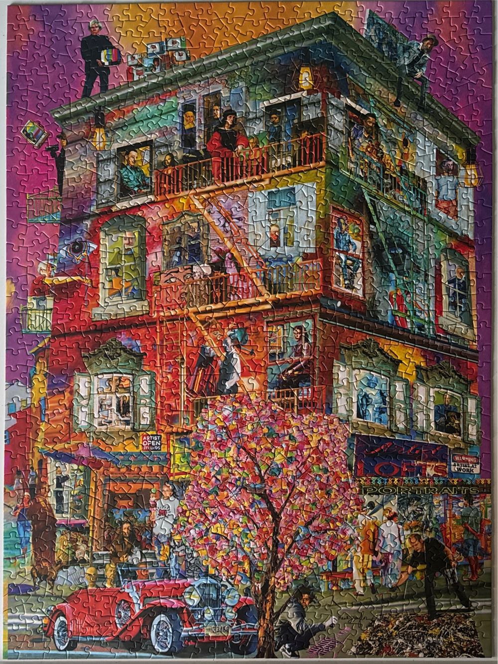 Famous Artist Loft - Bits & Pieces puzzle collectible [Barcode 192949076007] - Main Image 2