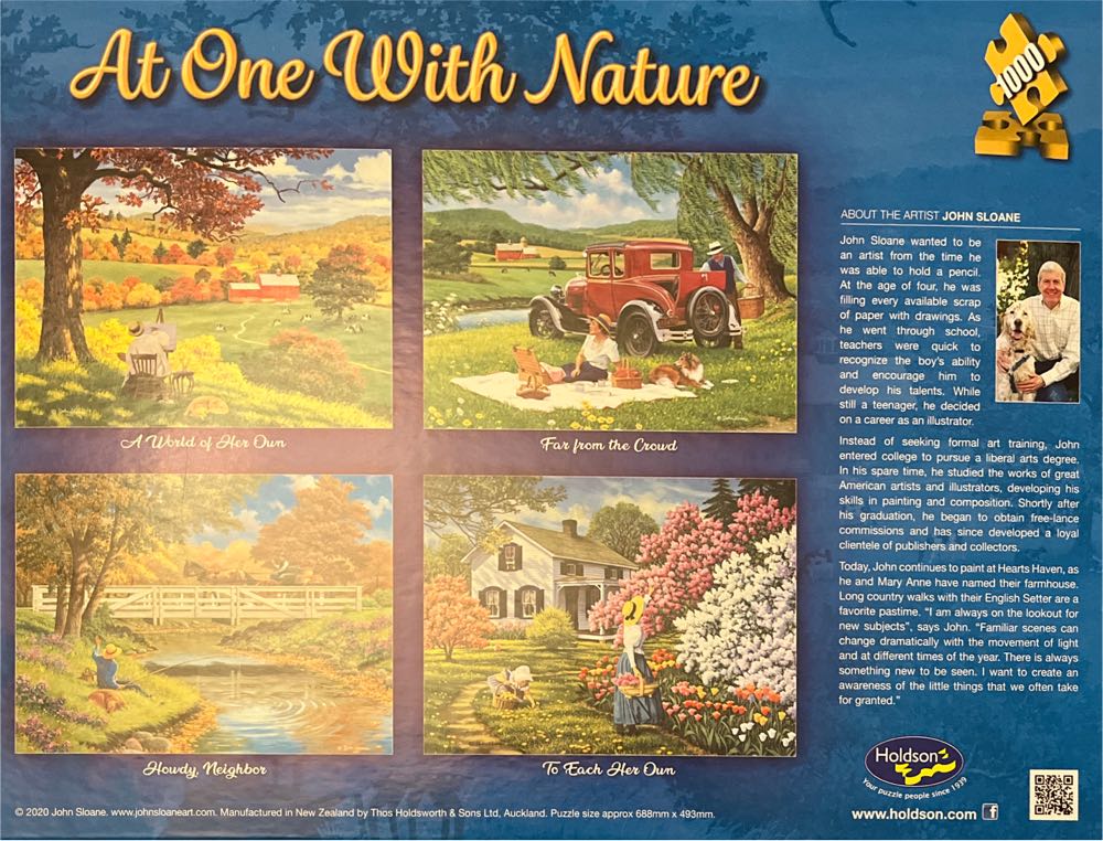 At One With Nature - Holdson puzzle collectible [Barcode 9414131772322] - Main Image 2