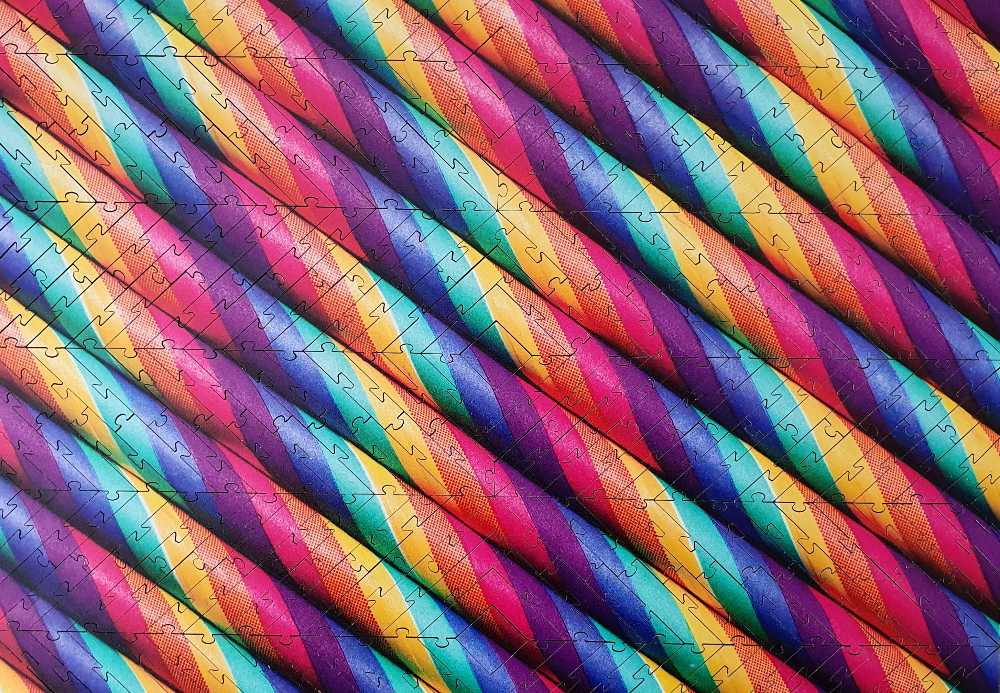 Retro Straws - Wentworth Wooden Puzzles puzzle collectible [Barcode 6050265379780] - Main Image 2