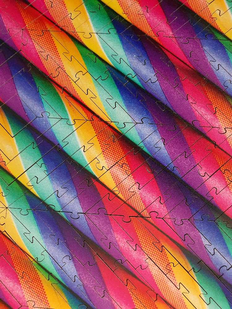 Retro Straws - Wentworth Wooden Puzzles puzzle collectible [Barcode 6050265379780] - Main Image 4