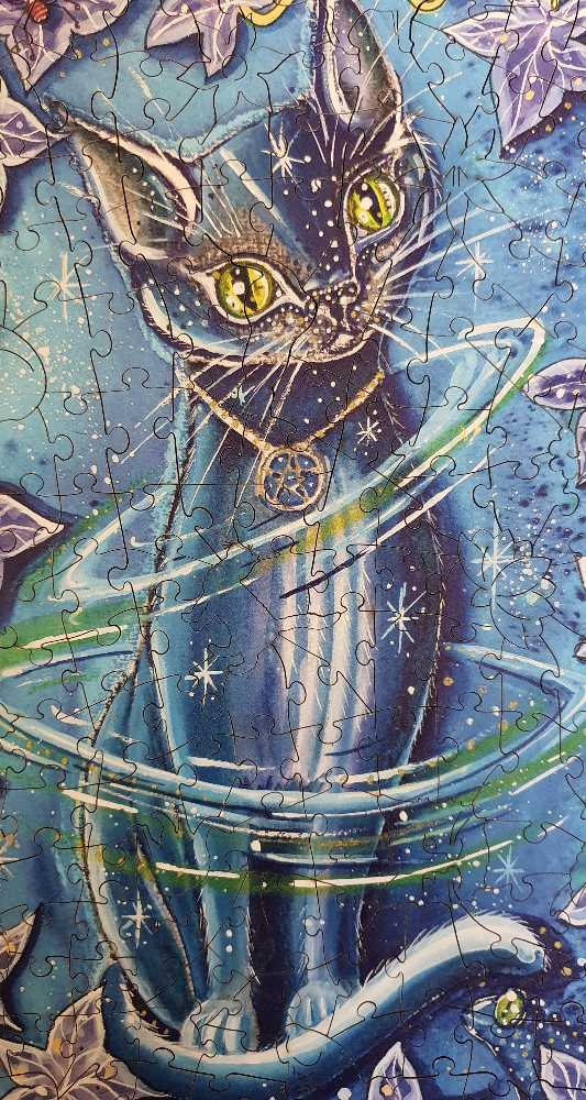 The Witch’s Cat - Wentworth Wooden Puzzles puzzle collectible [Barcode 6050265380816] - Main Image 3