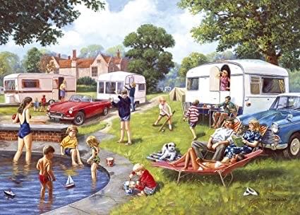 Caravan Holidays - Gibsons puzzle collectible [Barcode 5012269004915] - Main Image 2