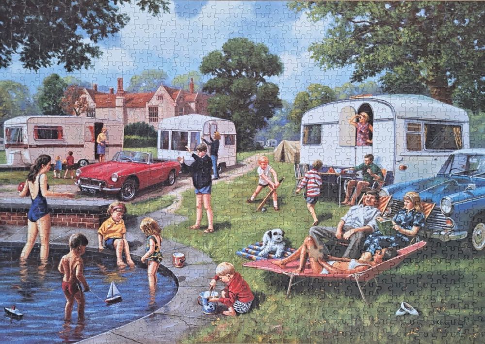 Caravan Holidays - Gibsons puzzle collectible [Barcode 5012269004915] - Main Image 3
