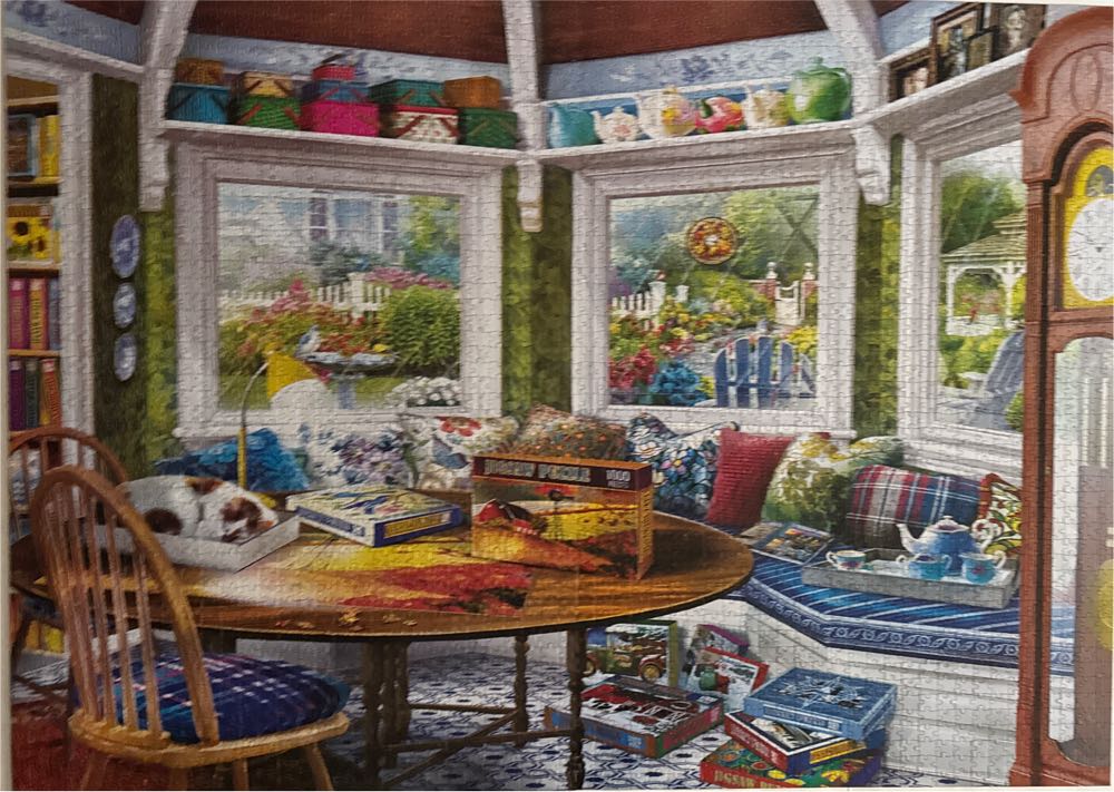 Puzzler’s Retreat - MasterPieces puzzle collectible [Barcode 705988722912] - Main Image 2