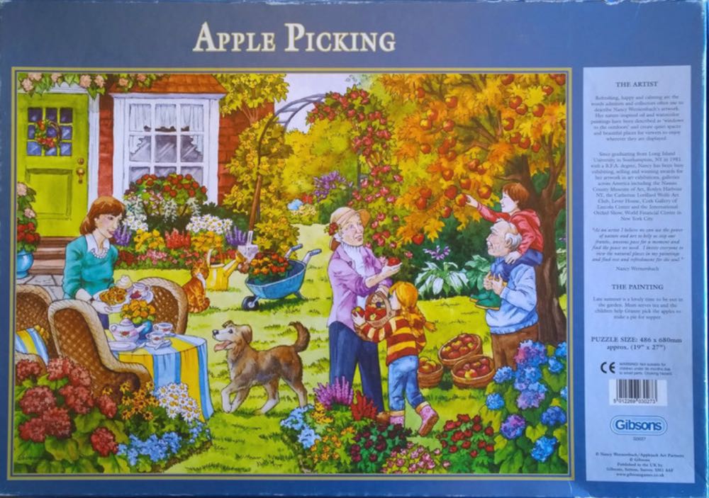 Apple Picking (Elly Locatie?) - Gibsons puzzle collectible [Barcode 5012269030273] - Main Image 2