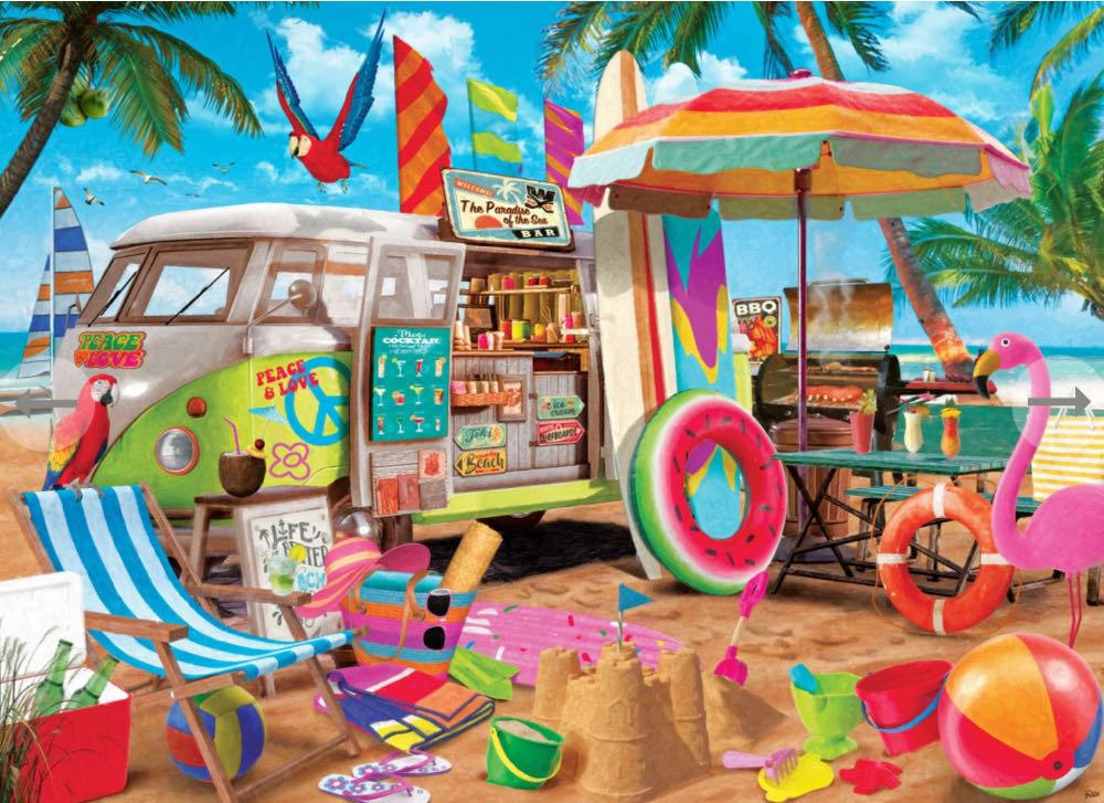 Beach Camper - Vermont Christmas Company puzzle collectible [Barcode 819273024336] - Main Image 2