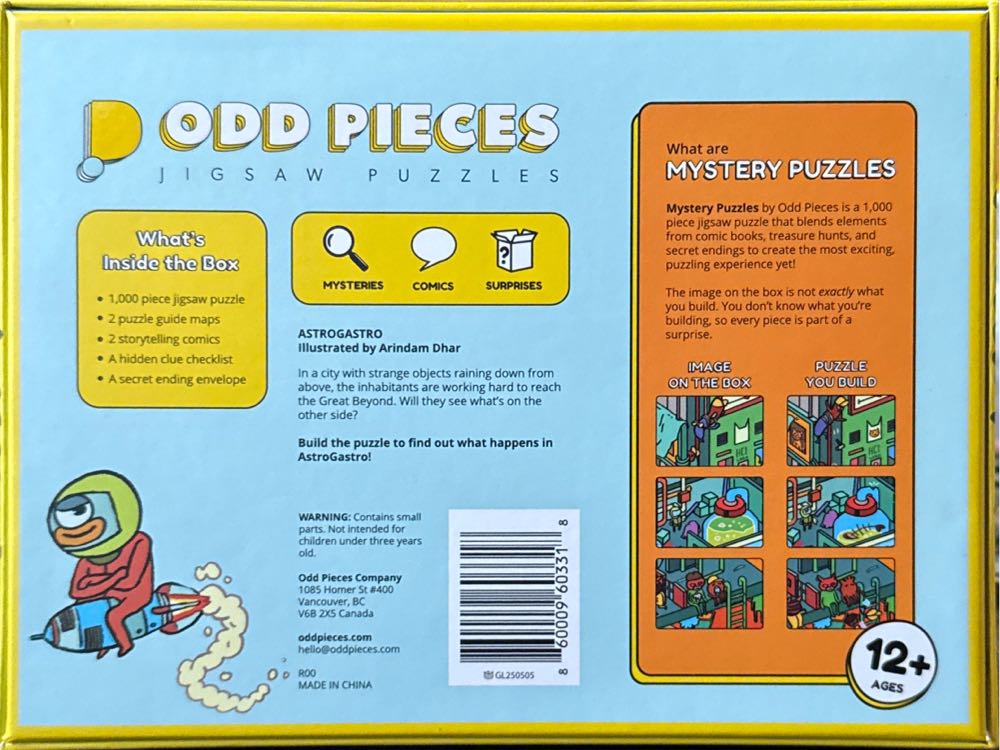 Astro Gastro - Odd Pieces puzzle collectible [Barcode 860009603318] - Main Image 3