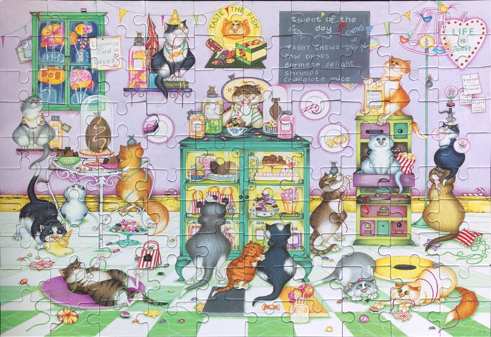 Life Is Sweet🟦 - Gibsons puzzle collectible [Barcode 5012269022124] - Main Image 3