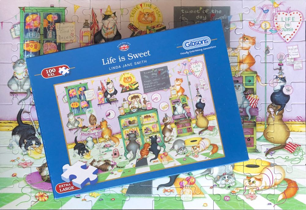 Life Is Sweet🟦 - Gibsons puzzle collectible [Barcode 5012269022124] - Main Image 4