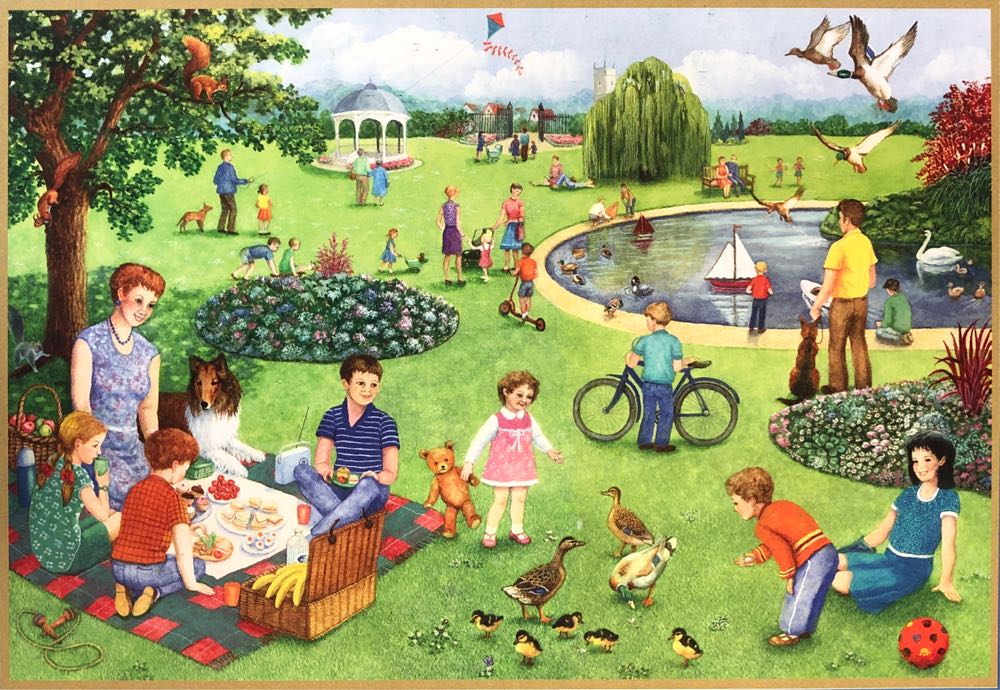 Picnic Outing 🟦 - Gibsons puzzle collectible [Barcode 5012269022063] - Main Image 2