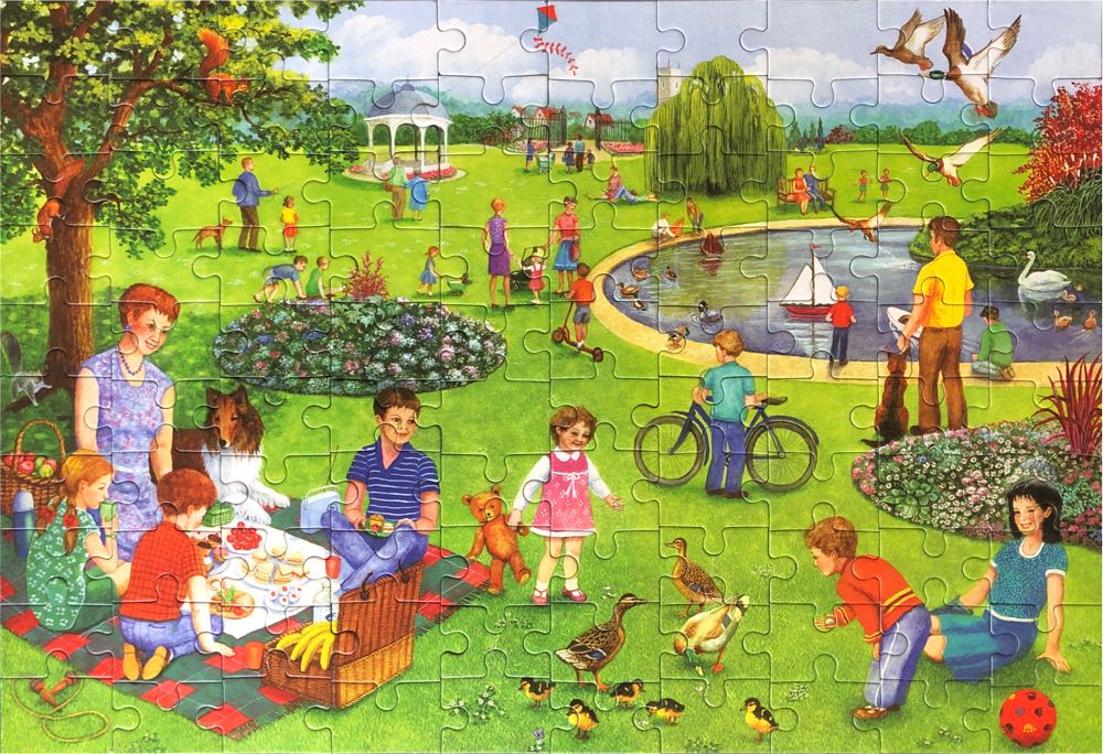 Picnic Outing 🟦 - Gibsons puzzle collectible [Barcode 5012269022063] - Main Image 3