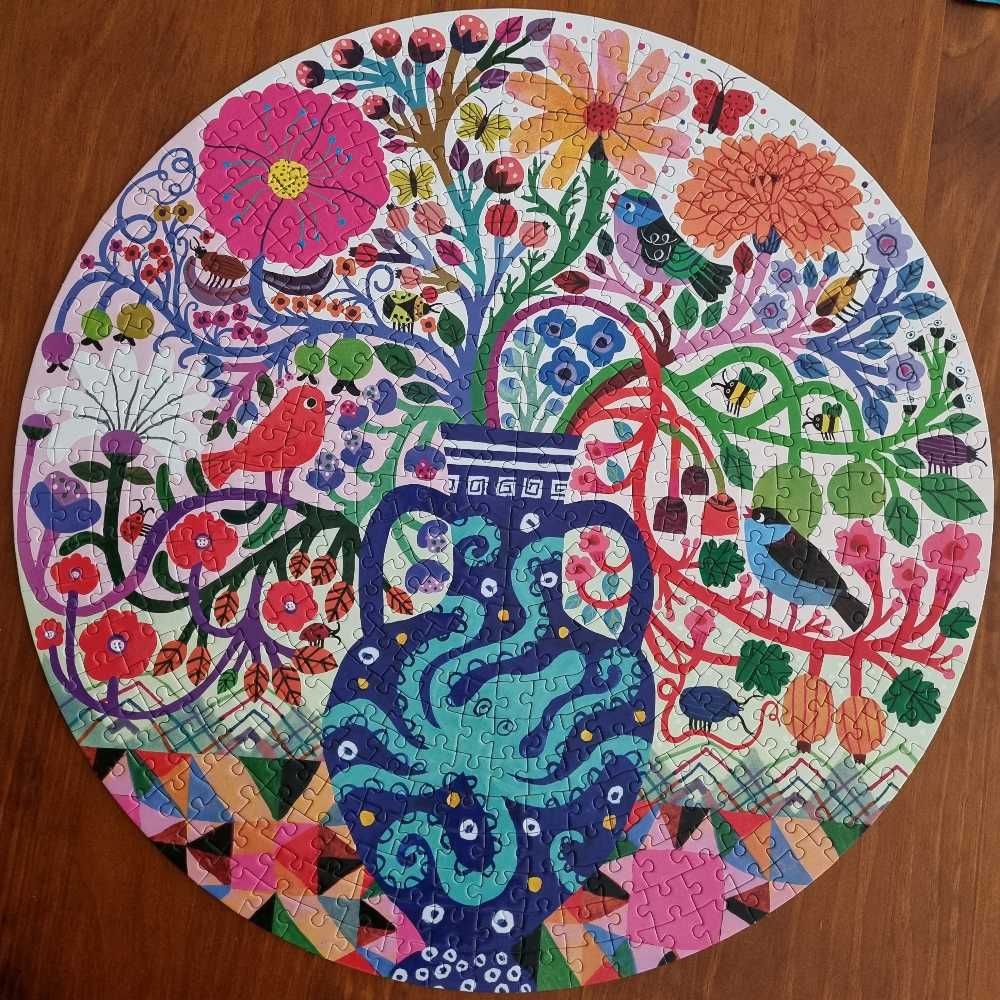 Birds And flowers - Eeboo puzzle collectible [Barcode 689196511233] - Main Image 2